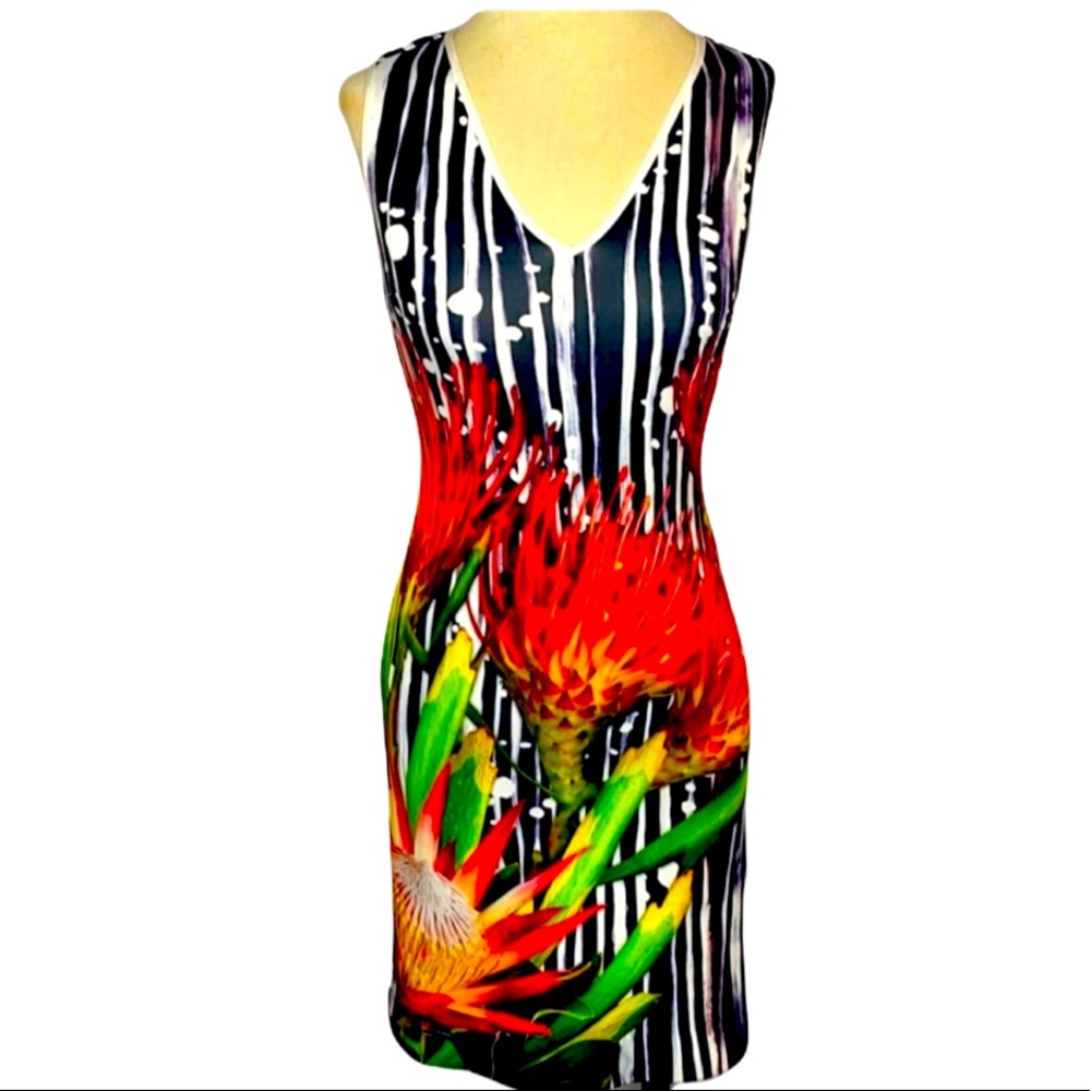 Clover Canyon Scuba Bird of Paradise Dress…